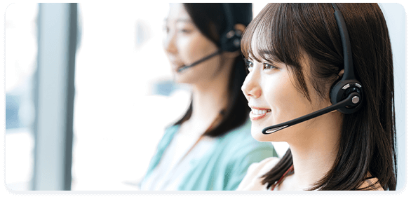 1つの番号で最大5件同時対応ができる